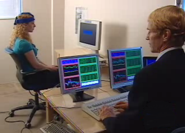Dr. Larry Farwell conducts a Brain
                                                          Fingerprinting
                                                          test