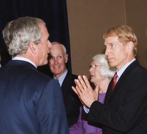 Dr. Larry Farwell and
                                      President George Bush 1