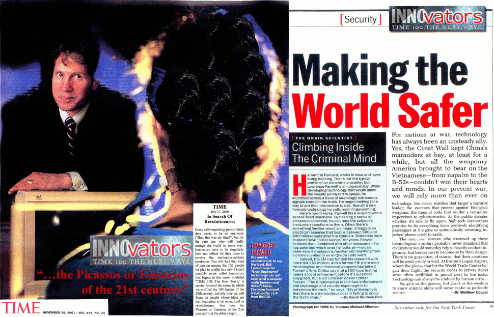 Time Magazine Photo of Dr.
                                    Farwell